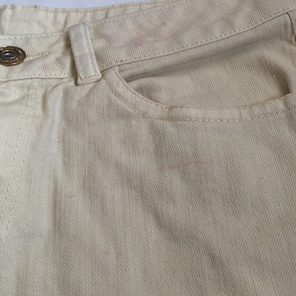 ‼️SOLD‼️ 3/$15 Mango Jean Shorts with Pocket Showing, size XS - Picture 5 of 5